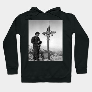 German Mountain Soldier Admiring His Land Hoodie